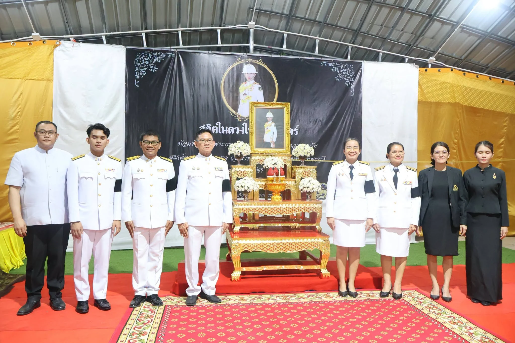เข้าร่วมพิธีบำเพ็ญกุศล เพื่ออุทิศถวายแด่  สมเด็จพระเจ้าลูกเธอ เจ้าฟ้าพัชรกิติยาภา
