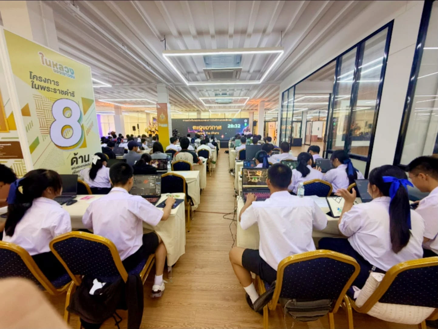 การแข่งขันออกแบบแผนการบินโดรนแปรอักษร รอบชิงชนะเลิศ ณ สำนักงานการวิจัยแห่งชาติ (วช.) วันที่ 21-22 กรกฎาคม 2569
