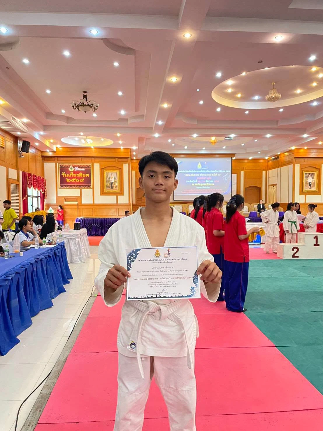 การแข่งขัน กีฬายูโด รุ่นอายุไม่เกิน 15 ปี ในการแข่งขันกีฬาของสำนักงานเขตพื้นที่การศึกษามัธยมศึกษาศรีสะเกษ ยโสธร