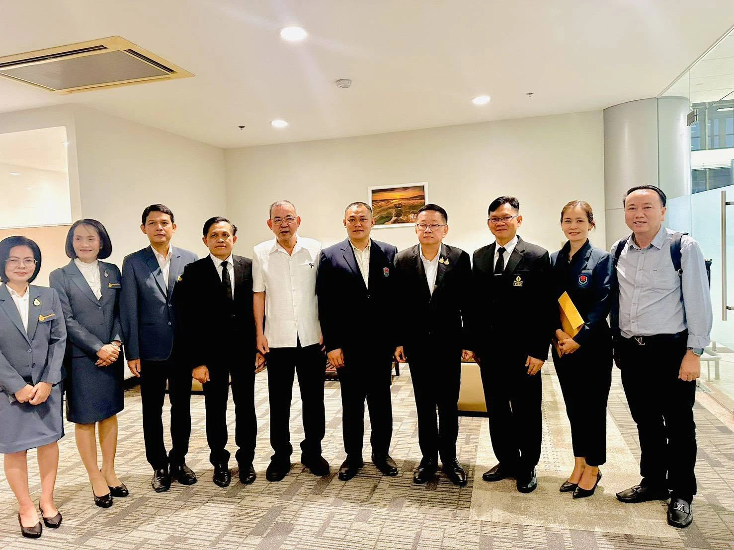 ร่วมต้อนรับนายประเสริฐ จันทรรวงทอง รัฐมนตรีว่าการกระทรวงศึกษาธิการ